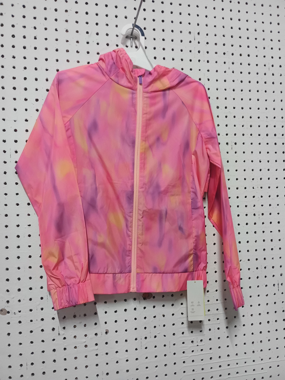 all in motion Pink & Purple Tie-Dye Hooded Jacket